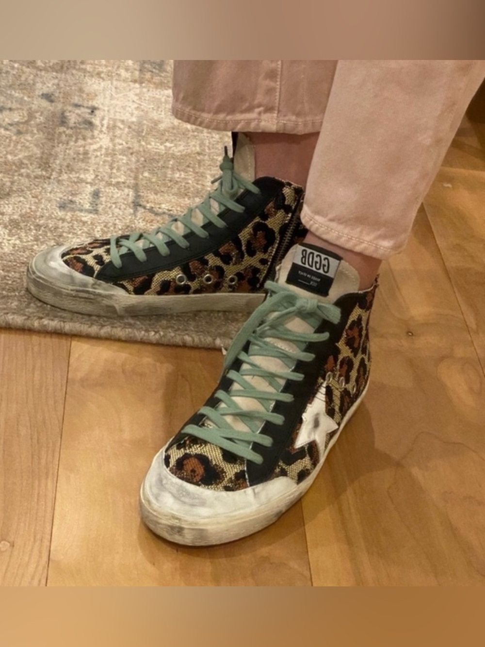 Golden Goose Francy Leopard Shoes 36 US 6